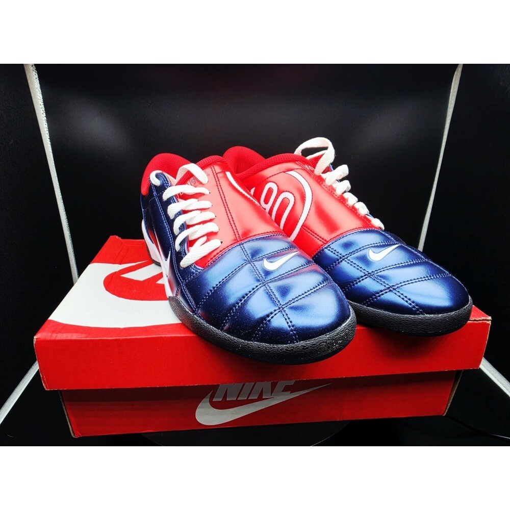 Nike Total 90 3 SP USA Men’s Low Top Lace-Up Sneaker Red/Blue/White Size 11 MEN - Picture 4 of 7